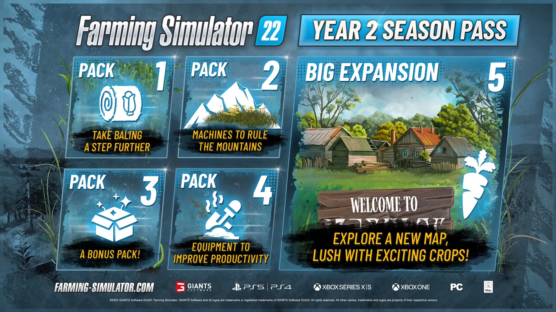 Farming Simulator 22 Year 2 Season Pass Content