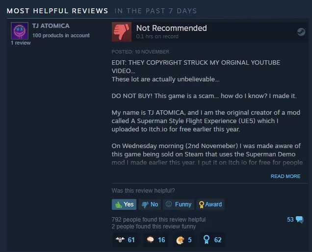 Steam Review
