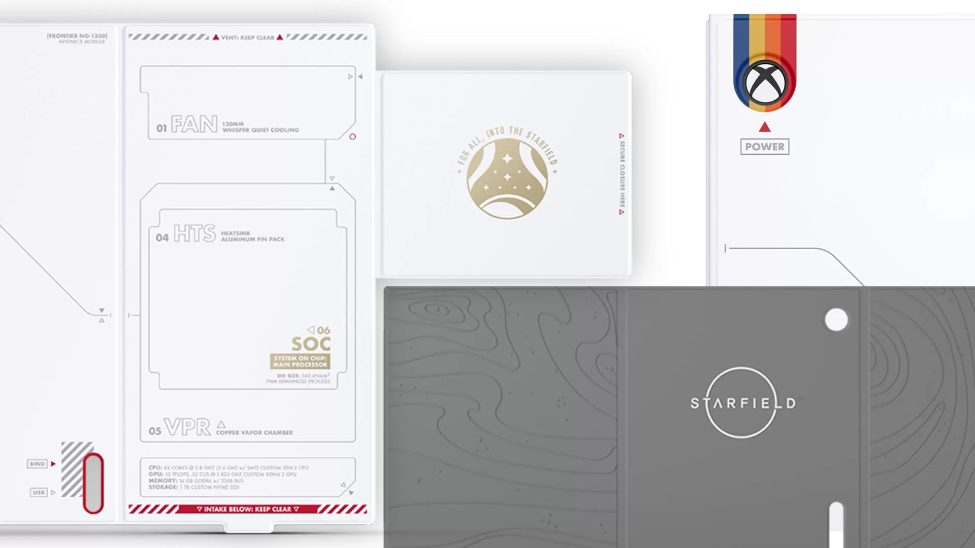 Xbox Series X Starfield Console Wrap