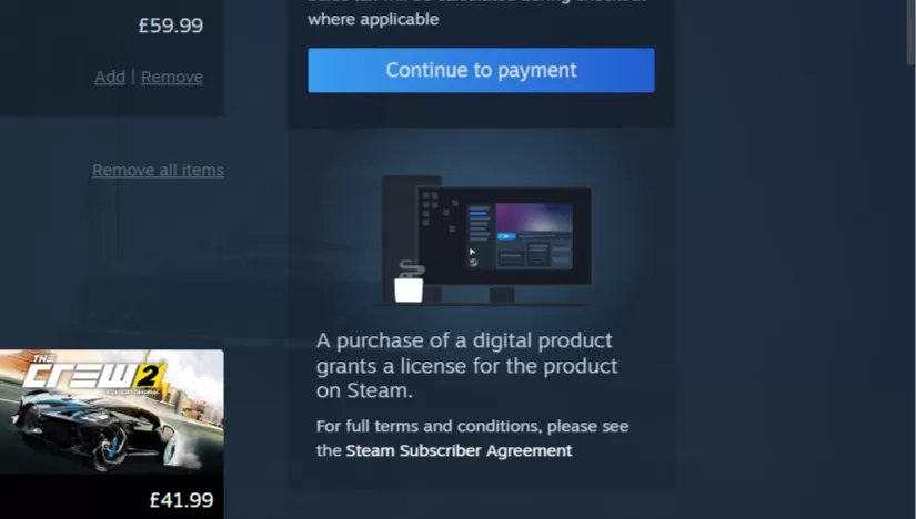 Steam license