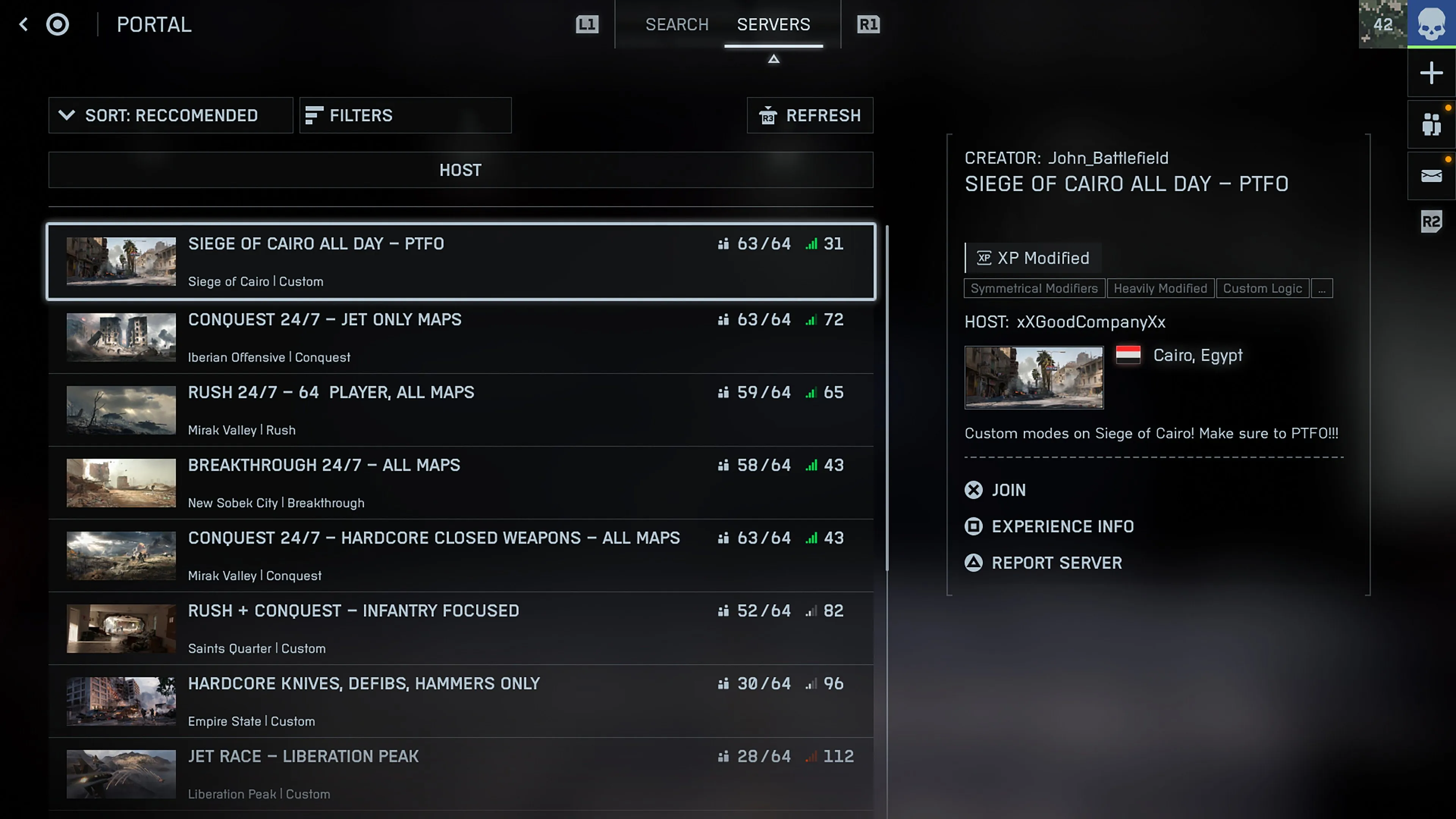 Battlefield 6 server browser