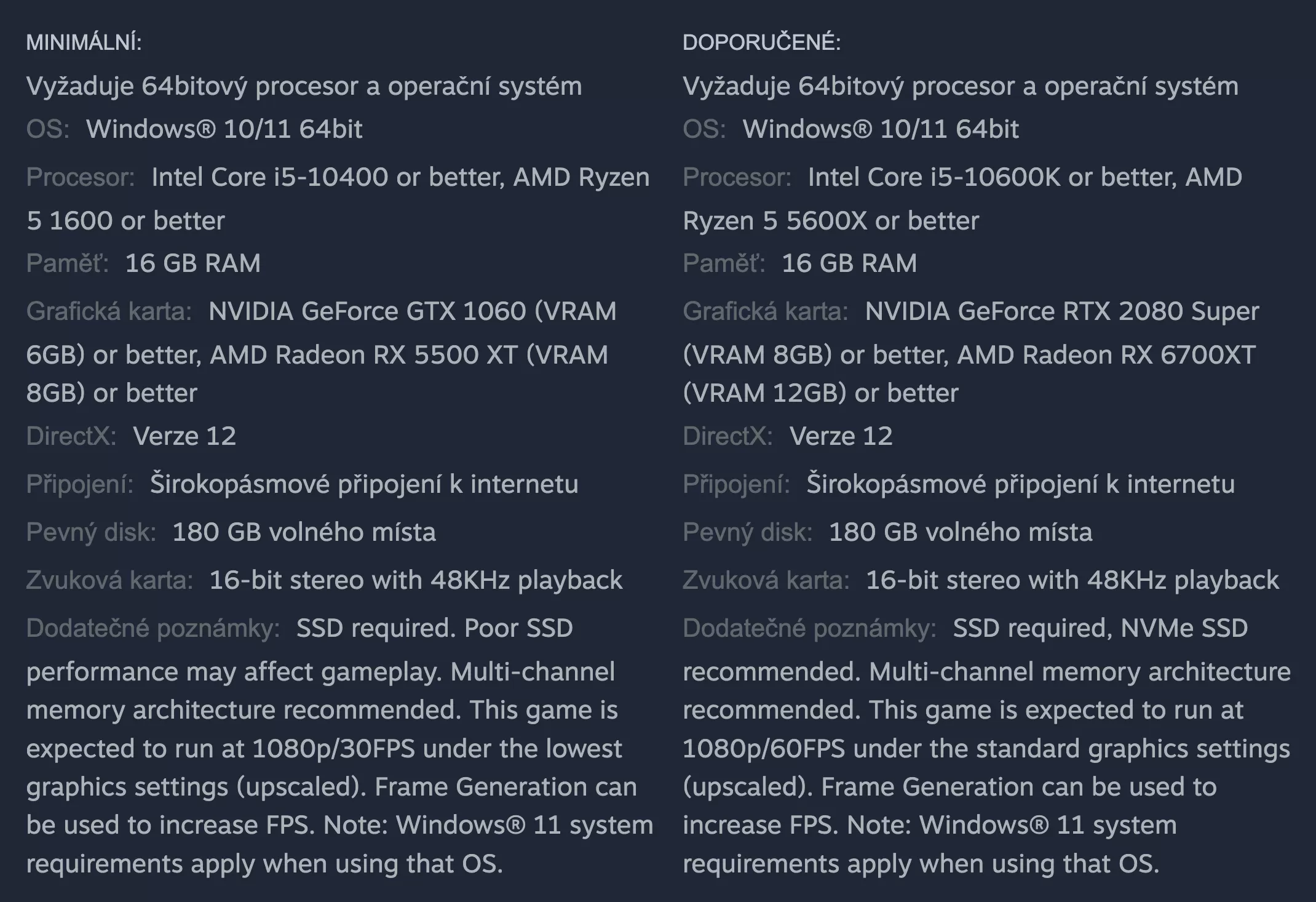 Rise of the Ronin PC požiadavky