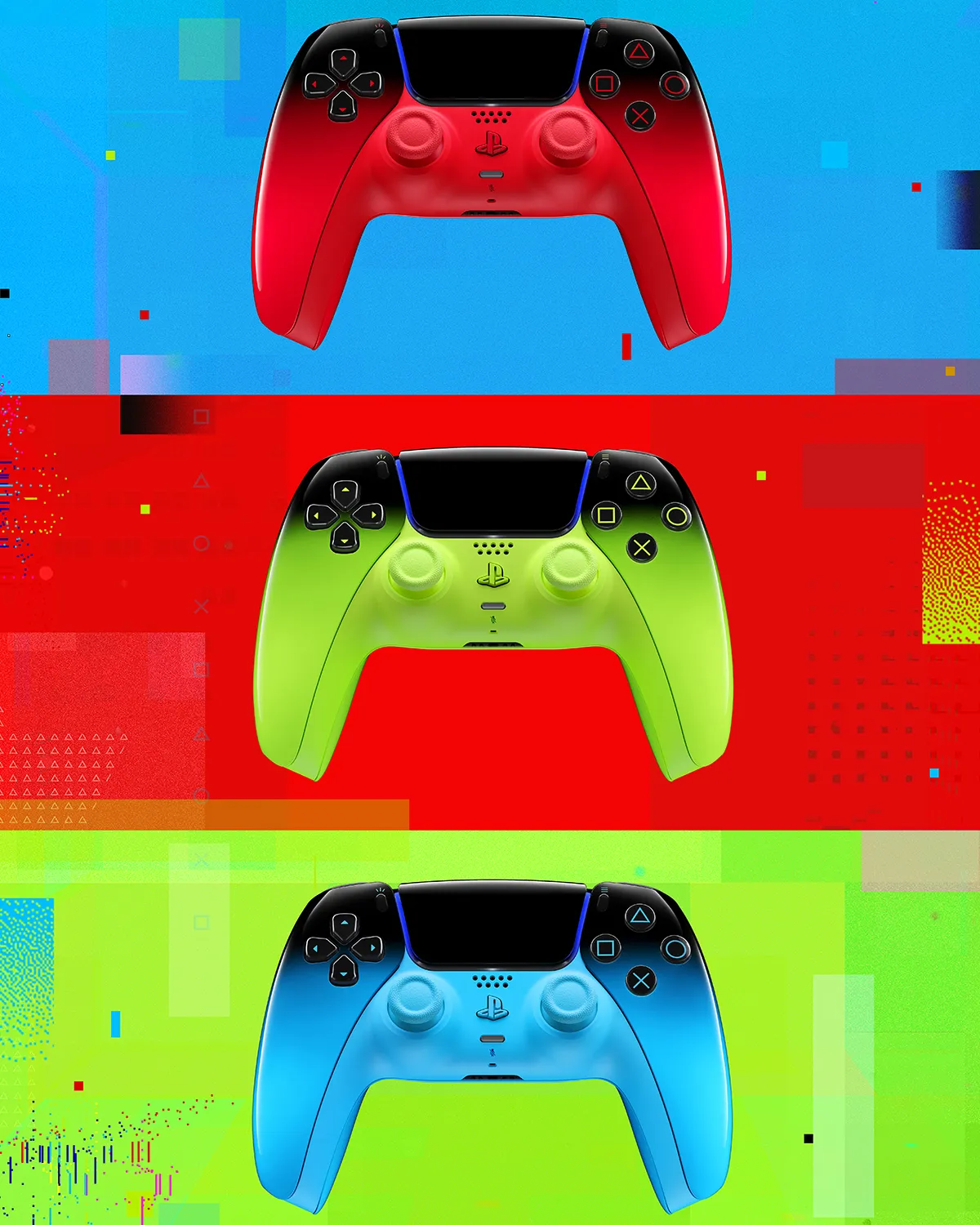 PlayStation Hyperpop controllers