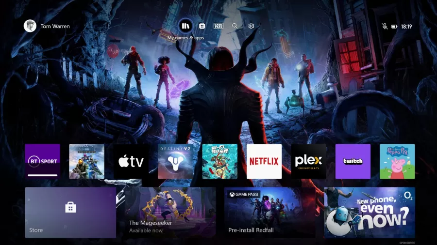 Xbox Dashboard May 2023