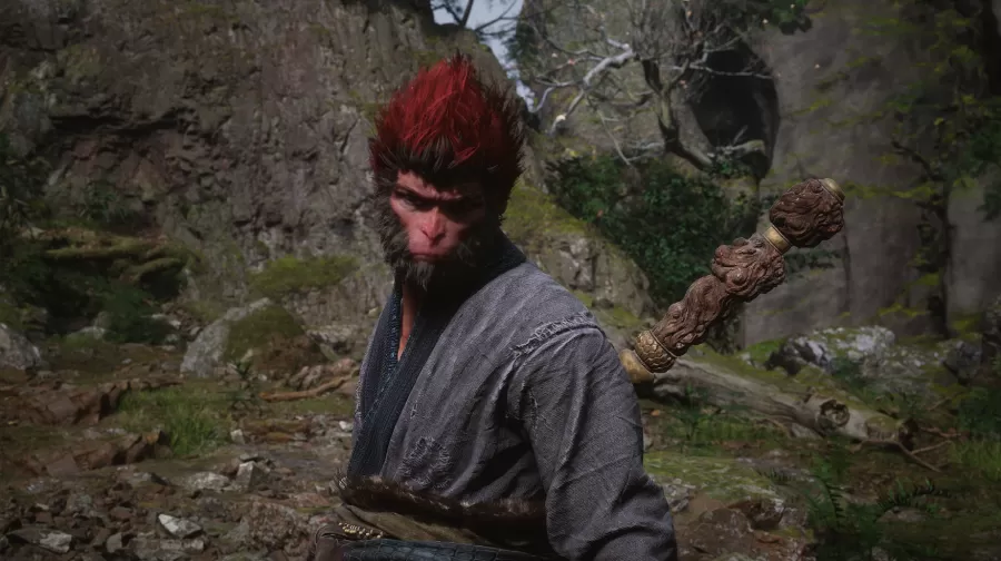 black myth wukong mod red hair