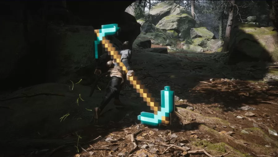 double diamond pickaxe black myth wukong mod