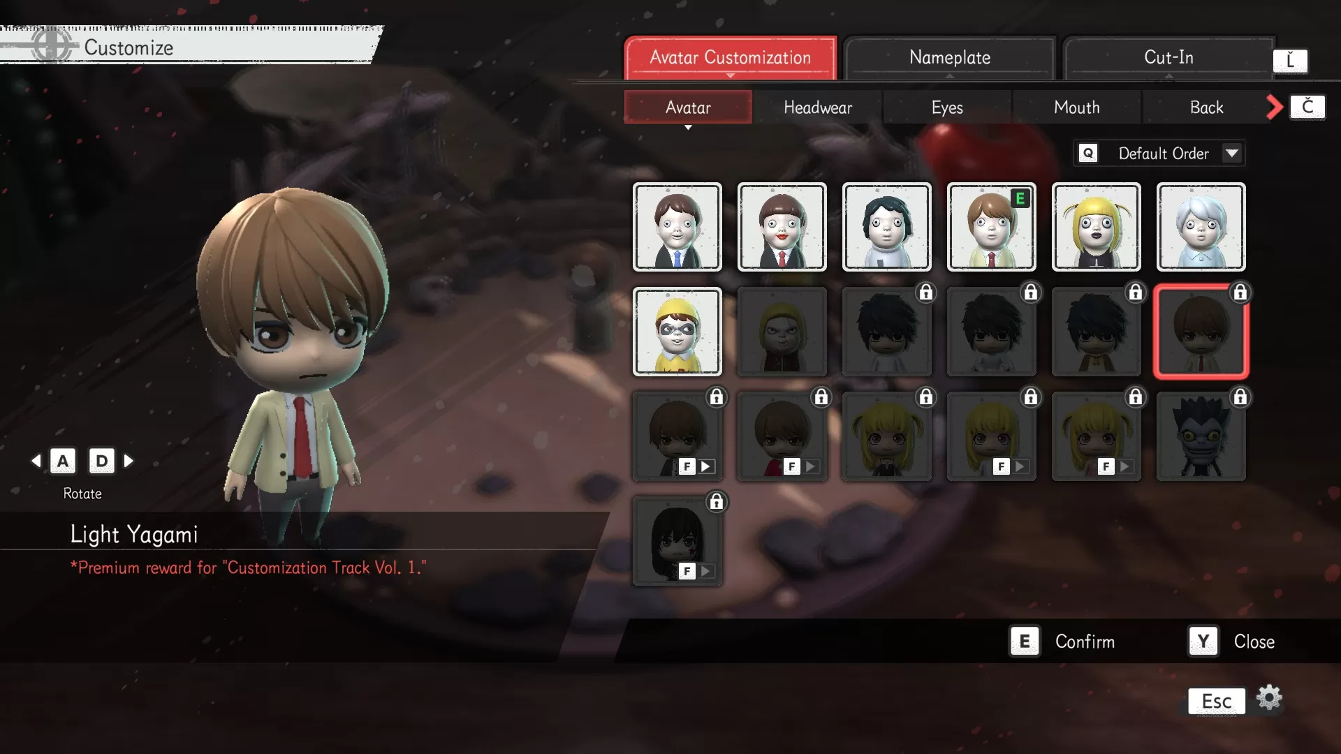 kvalitn&yacute; light yagami