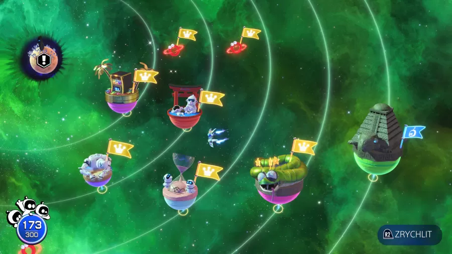 ASTRO BOT screenshot vesm&iacute;rna mapa