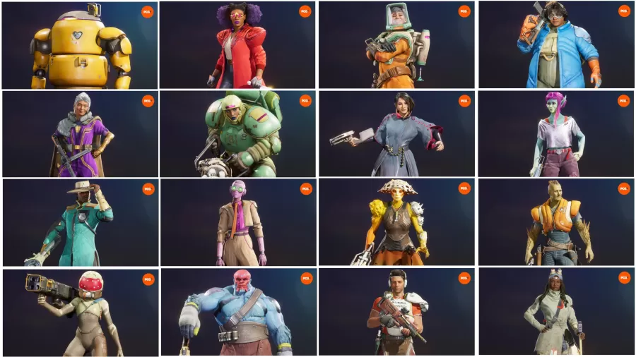 concord all characters