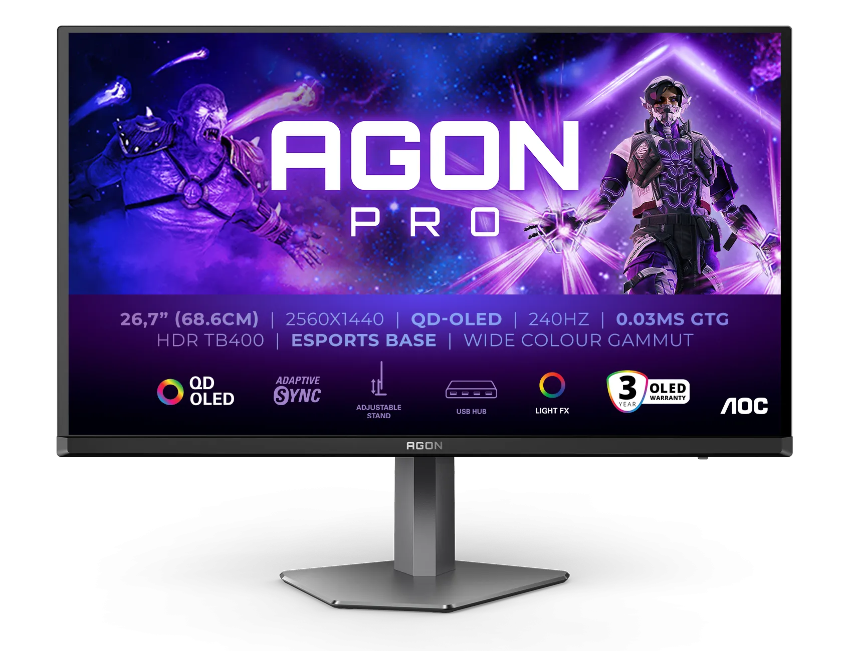 Hern&yacute; monitor AOC Agon AG276QZD2