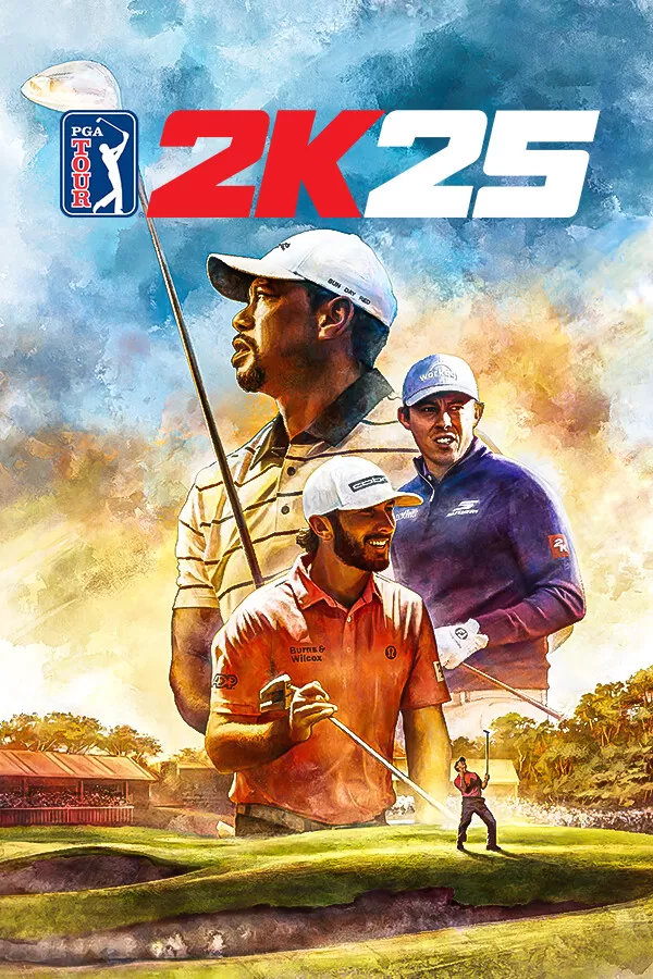 PGA TOUR 2K25 box art 