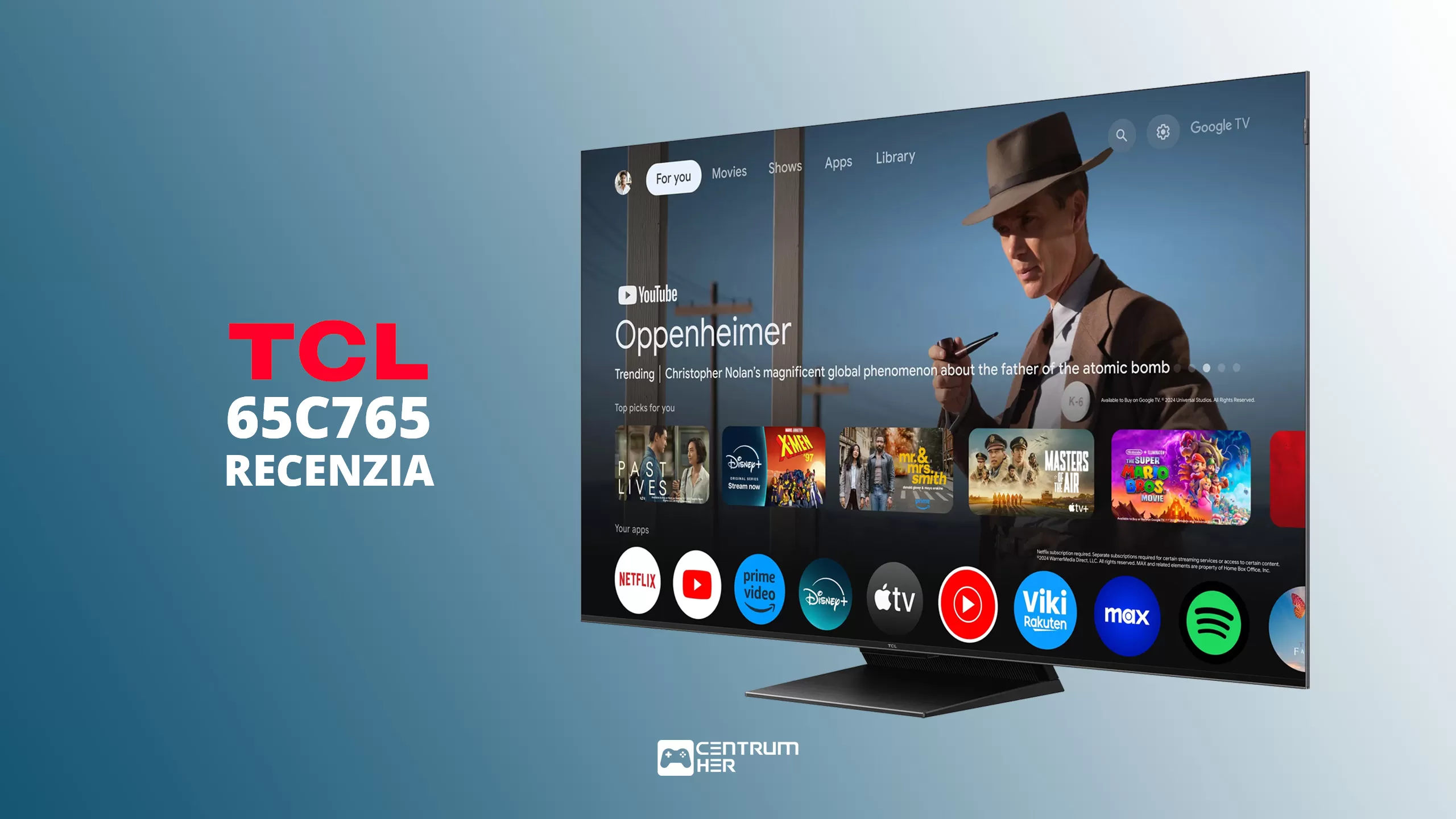 TCL 65C765 QD-Mini LED Recenzia