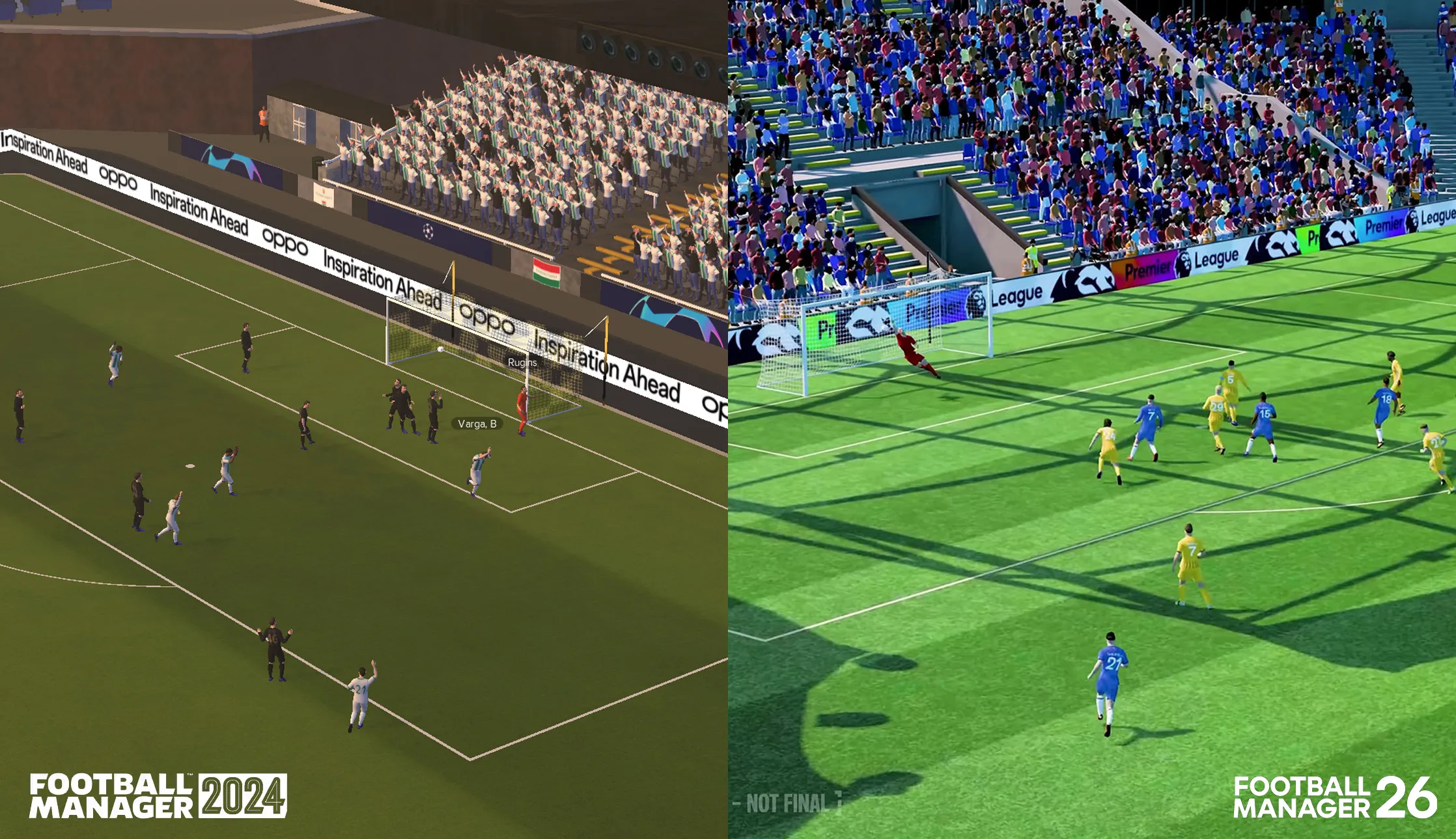 Football Manager 2024 vs 2026