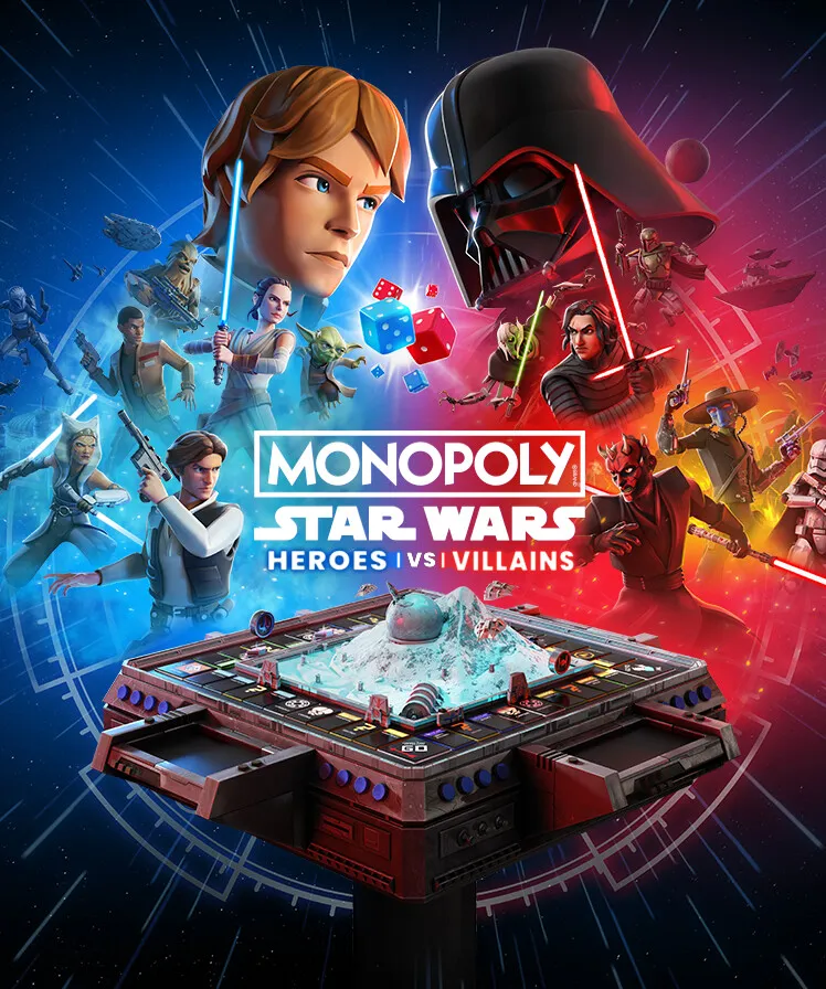 Box-art pre Monopoly: Star Wars Heroes vs. Villains