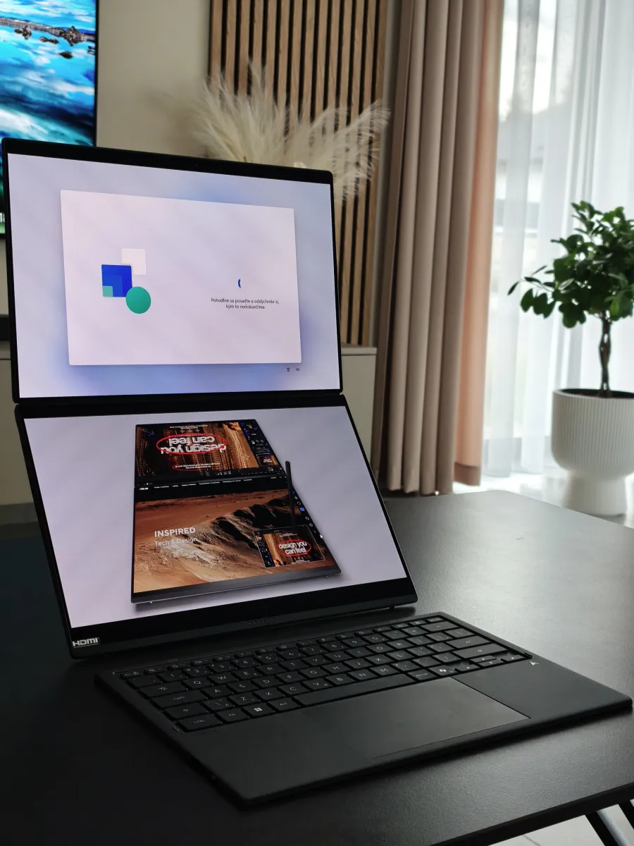Asus Zenbook DUO 2026 UX8407AA dve obrazovky