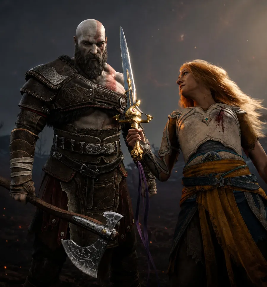 kratos and laufey