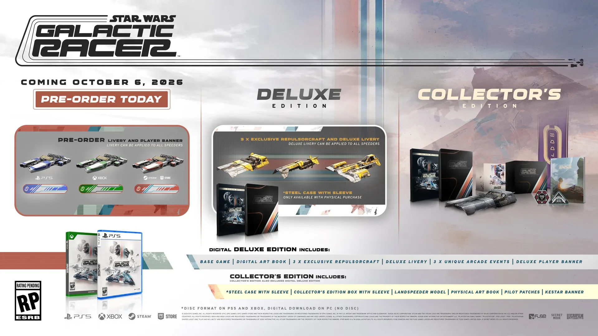 STAR WARS Galactic Racer ed&iacute;cie