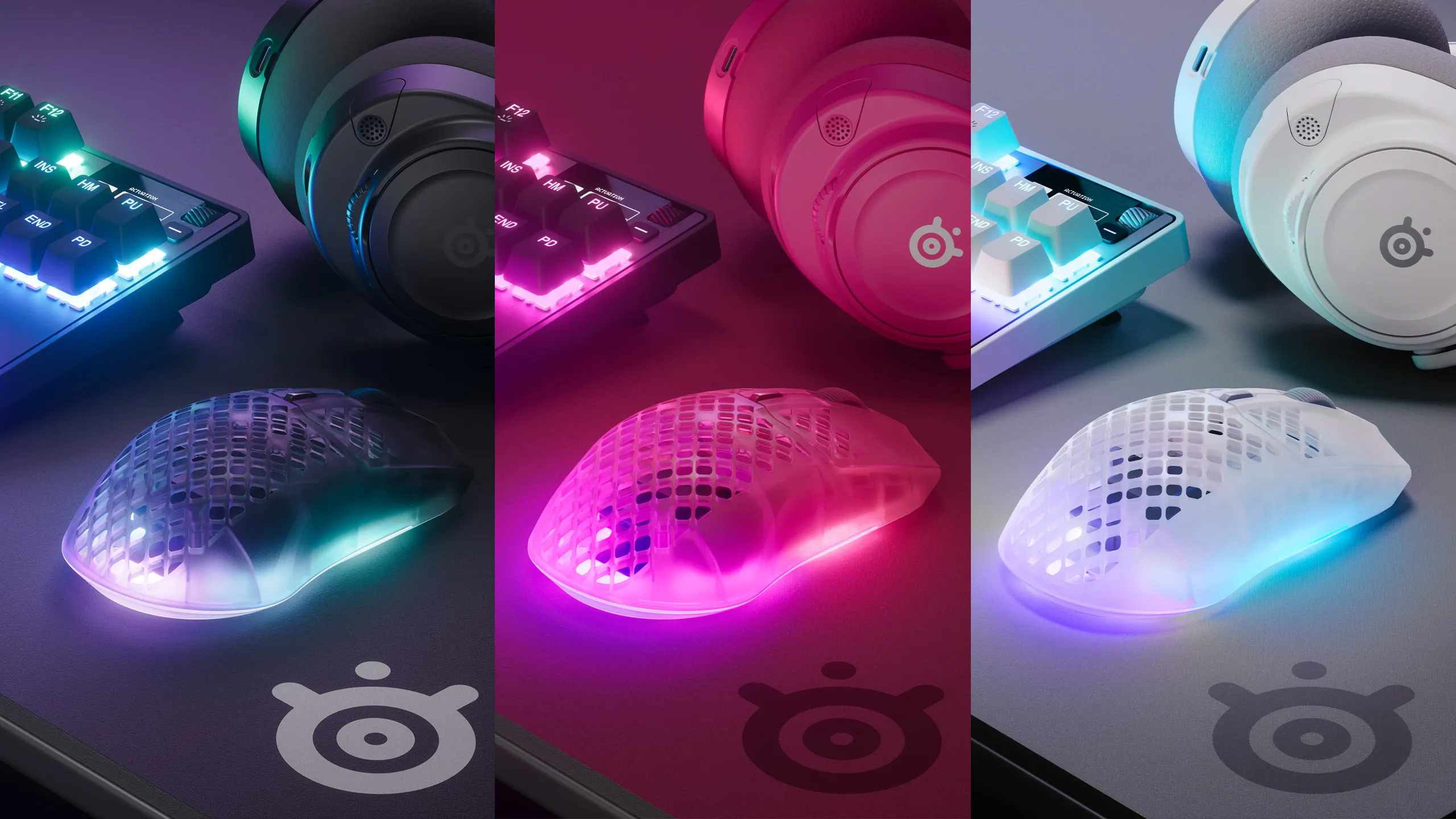 Steelseries Aerox 3 Wireless Gen 2 colors
